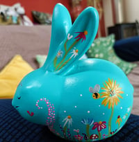 Image 4 of Ceramic hand painted bunny