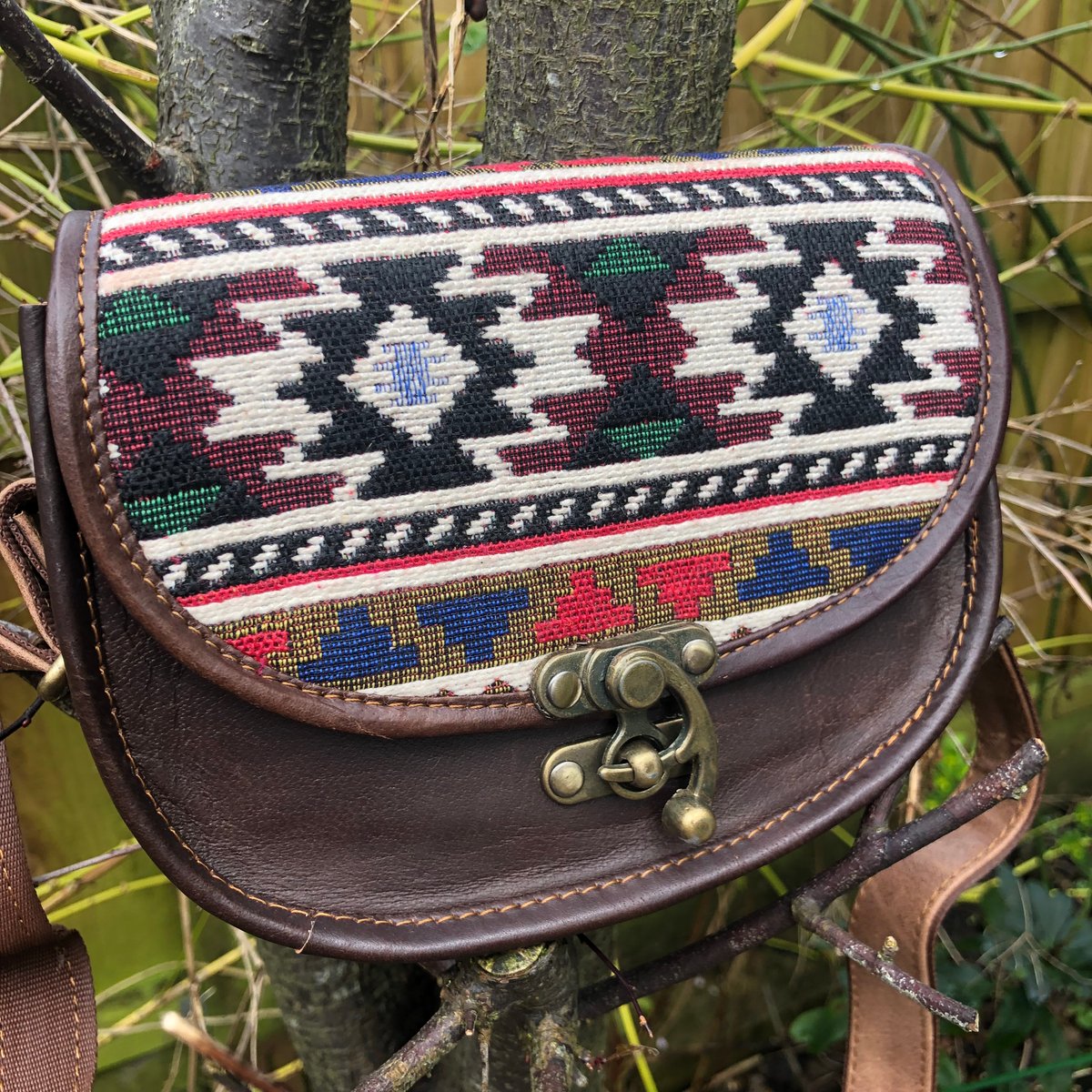 Harlequin Collection - Aztec Baby Saddle #2C | Beaumont Bags