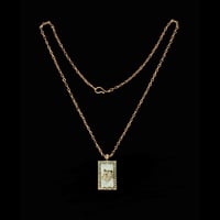 Image 2 of 10 K Victorious Dragon In Ancient Frame Pendant 