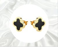 Image 2 of Four Leaf Clover Studs