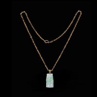 Image 2 of 10 K Harmony And Balance Bamboo Pendant 