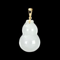 Image 1 of 10 K Longevity And Balance Hulu Pendant 