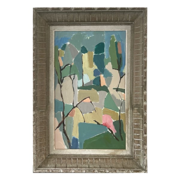 Image of Swedish, Abstract, Landscape Painting.