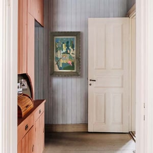 Image of Swedish, Abstract, Landscape Painting.