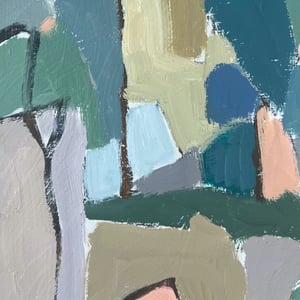 Image of Swedish, Abstract, Landscape Painting.