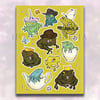 Fancy Frogs single sticker