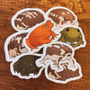 Moody Toads single sticker