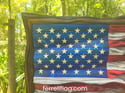 # 628 MEDIUM BATTLE FLAG WITH CYPRESS TRIM