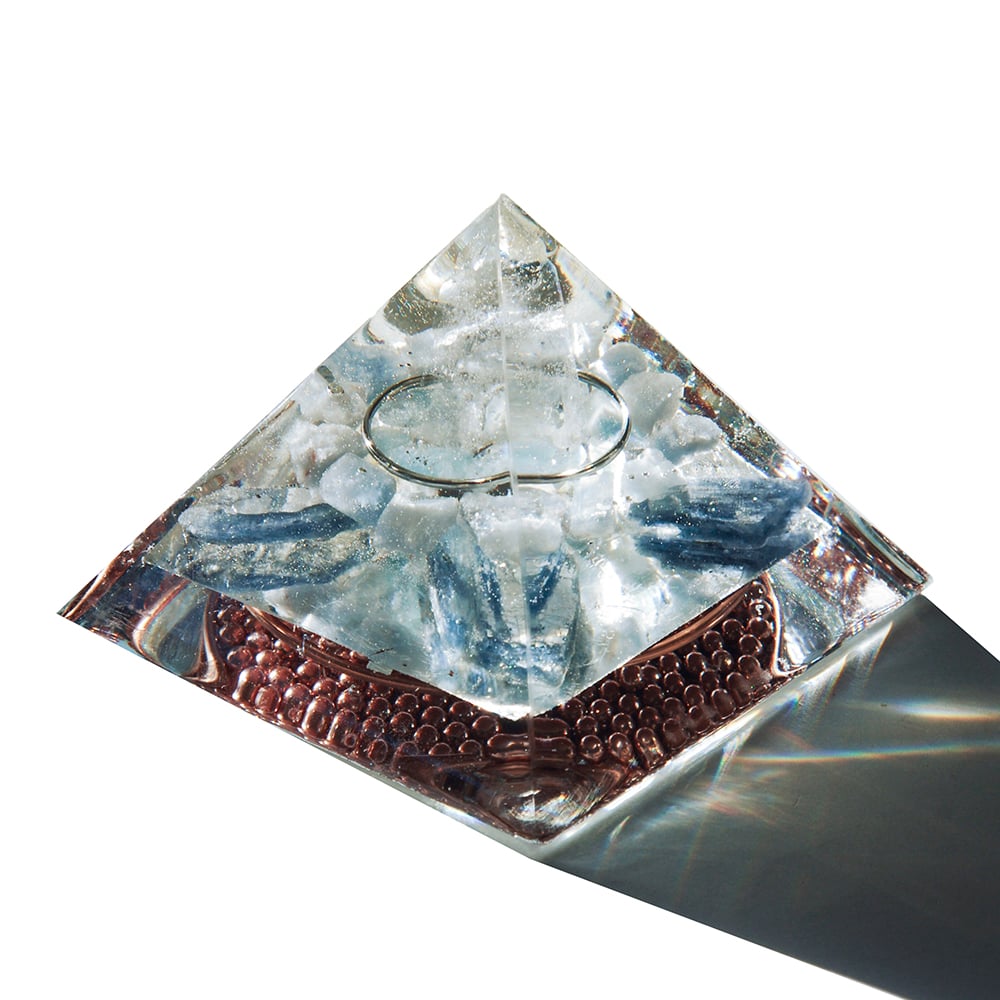 Image of Medium:  Brazilian Quartz/Aqua Marine/Blue Calcite/Blue Kyanite/SL - 19