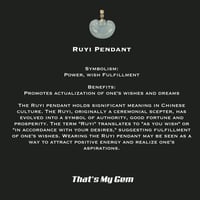 Image 3 of 10 K Ruyi Wish Fulfillment Pendant 