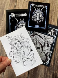 Image 3 of Demonology 2 mini print and postcard pack (NSFW and SFW versions)