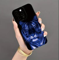 Image 2 of Tiger Pattern Silicone Phone Case 