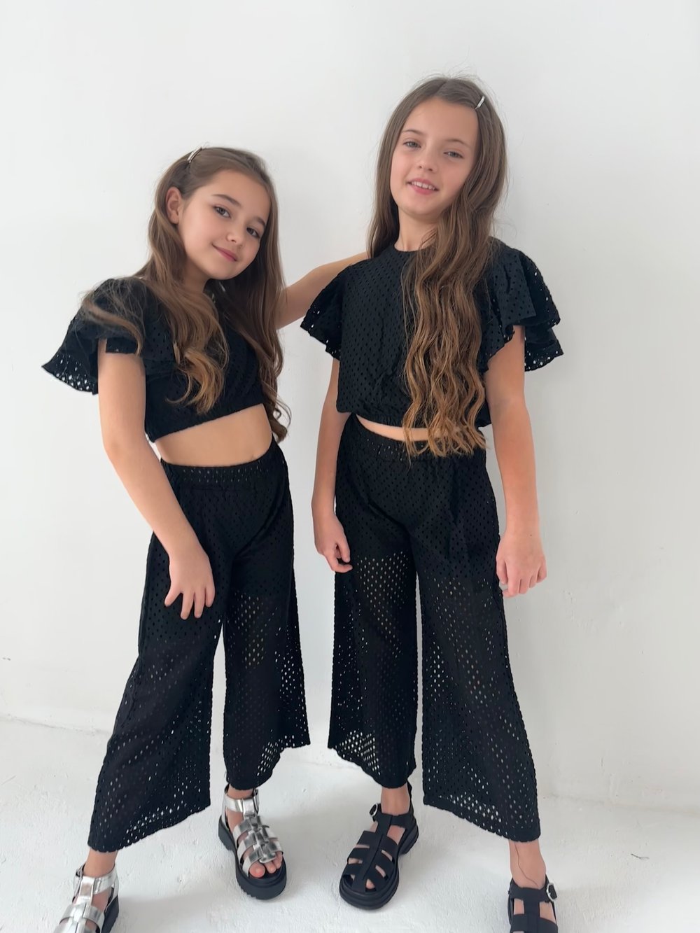 Image of Elegant Cutout Ruffle Set