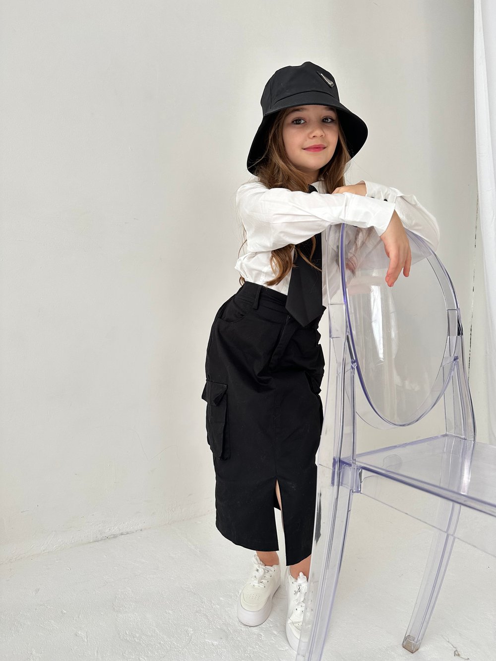 Image of Midnight Cargo Skirt