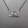 Sterling Silver Leaping Cat Necklace