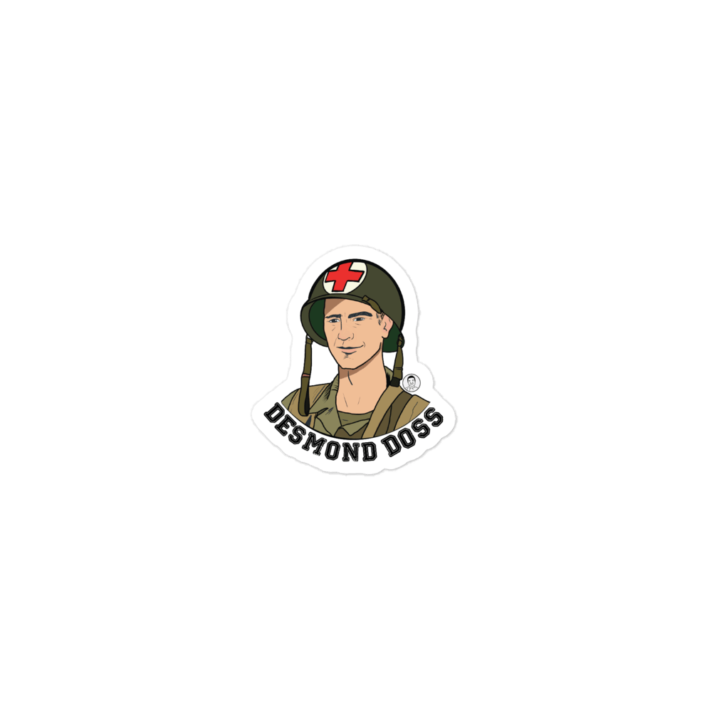 Image of Desmond Doss sticker