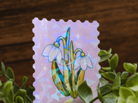 Image 2 of Snowdrop holographic Sticker