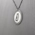 Sterling Silver Tabby Cat Portrait Necklace Image 4