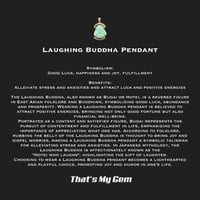 Image 4 of 10K Smiling Buddha Pendant Light Green Jade (Partially Iced) 