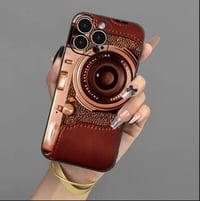 Image 2 of Brown Camera Pattern