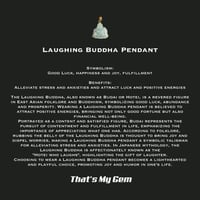 Image 4 of 10K Aquamarine Guangdong Abundant Buddha Pendant