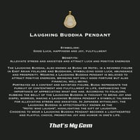 Image 4 of 10 K Lucky Buddha Pendant (Fully Iced) White