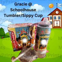 Image 4 of Gracie's Corner Sippy Cup/Toddle Tumbler/ Any theme/Customized Toddler Cup