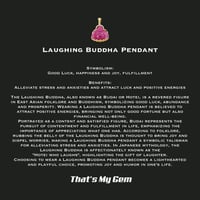 Image 3 of 10 K Jumbo Buddha Of Abundance Pendant (Particially Iced)