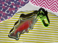 Image 2 of Coho Salmon Keychain 