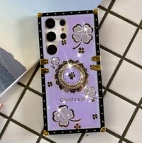 Image 1 of Square Four Leaf Clover Android Galaxy