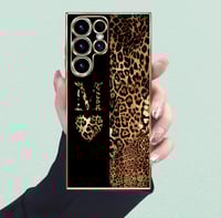 Image 1 of Leopard Letter M Pattern Phone Case