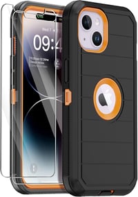 Image 2 of Heavy Duty 3-Layer Anti Dust Phone Case w/ Screen Protector