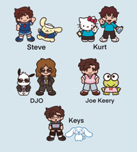 Joe x Sanrio Stickers