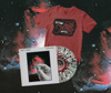 Slow Mass "Drift Themes Shirt BUNDLES" • 12" Vinyl Record & GREY or BRICK RED T-Shirt (PRE-ORDER)