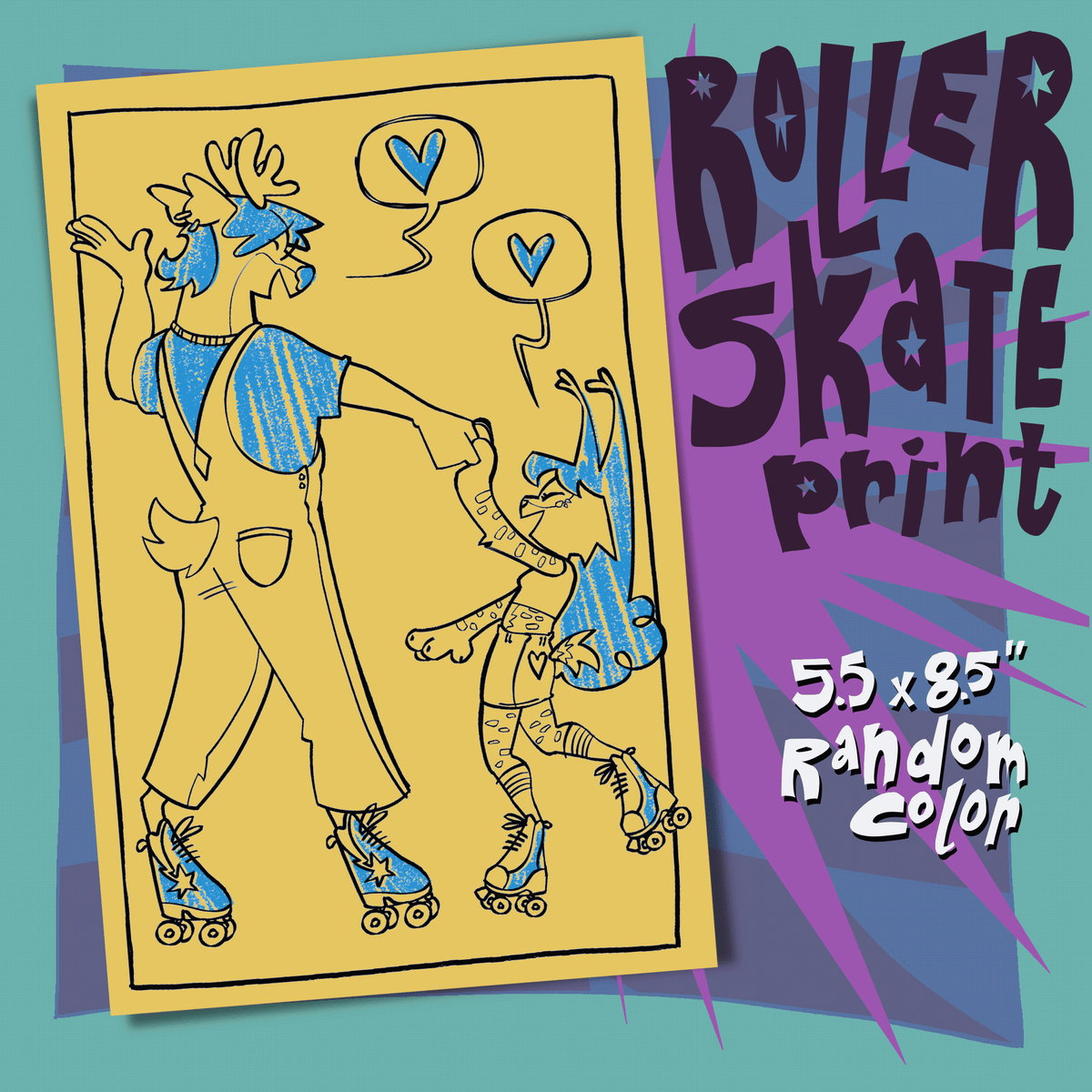 rollerskating-print-sabanasmiles