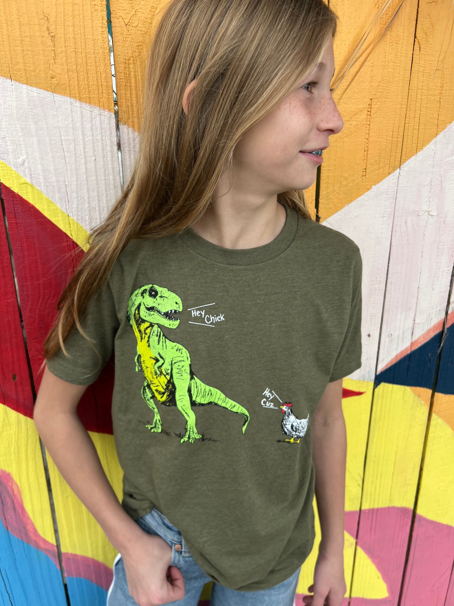 Image of Youth Dino Chick Tee