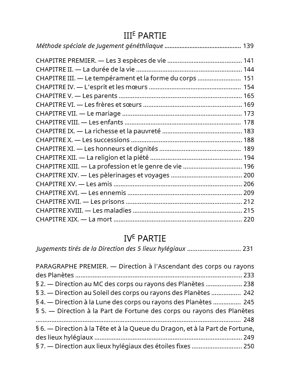 HEINRICH RANTZAU - TRAITÉ DES JUGEMENTS DES THÈMES GÉNÉTHLIAQUES