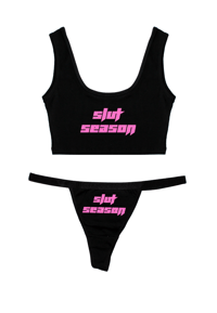 Image 2 of SLUT SEASON SCOOP NECK TOP SET