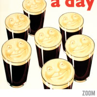 Image 2 of A Guinness a Day | John Gilroy - 1935 | Drink Cocktail Poster | Vintage Poster
