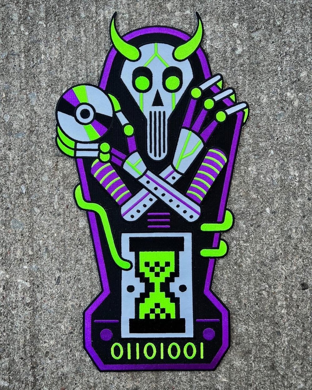 Image of Techno Reaper - Back Patch