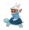 XPGG Rabbit Sticker (Set of 2)