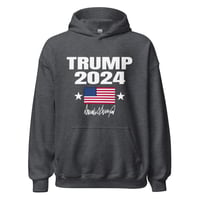 Image 2 of Trump 2024 Signature Hoodie, Pro Trump, MAGA, ULTRA MAGA, Republican, Republican, Unisex