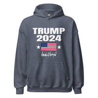 Image 3 of Trump 2024 Signature Hoodie, Pro Trump, MAGA, ULTRA MAGA, Republican, Republican, Unisex