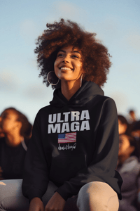 Image 5 of Ultra MAGA Unisex Hoodie, Republican Hoodie, Conservative Shirt, Republican Gift, Patriot Shirt