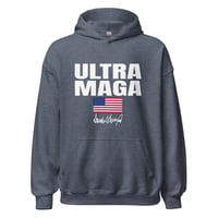 Image 2 of Ultra MAGA Unisex Hoodie, Republican Hoodie, Conservative Shirt, Republican Gift, Patriot Shirt