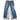 Blue Repurposed Super Baggy Fitting Jeans 38"