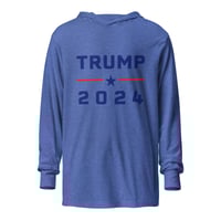 Image 2 of Trump 2024 Hooded Long-Sleeve Tee, Trump T-Shirt