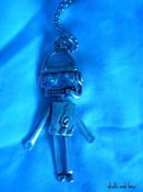 Image of Silver Robot Necklace