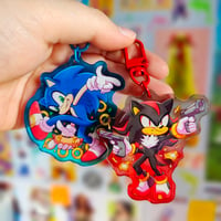 Image 3 of Sonic the Hedgehog Colourful Acrylic Keychains