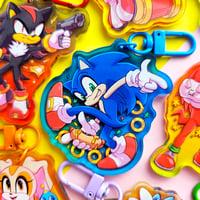 Image 1 of Sonic the Hedgehog Colourful Acrylic Keychains